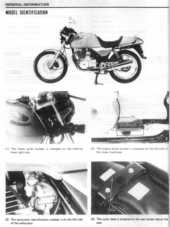 HONDA XBR500 XBR 500 BIKE