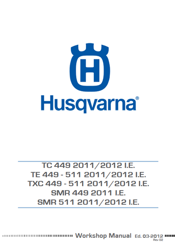 HUSQVARNA TC TE TXC SMR 449 511 2011-2012