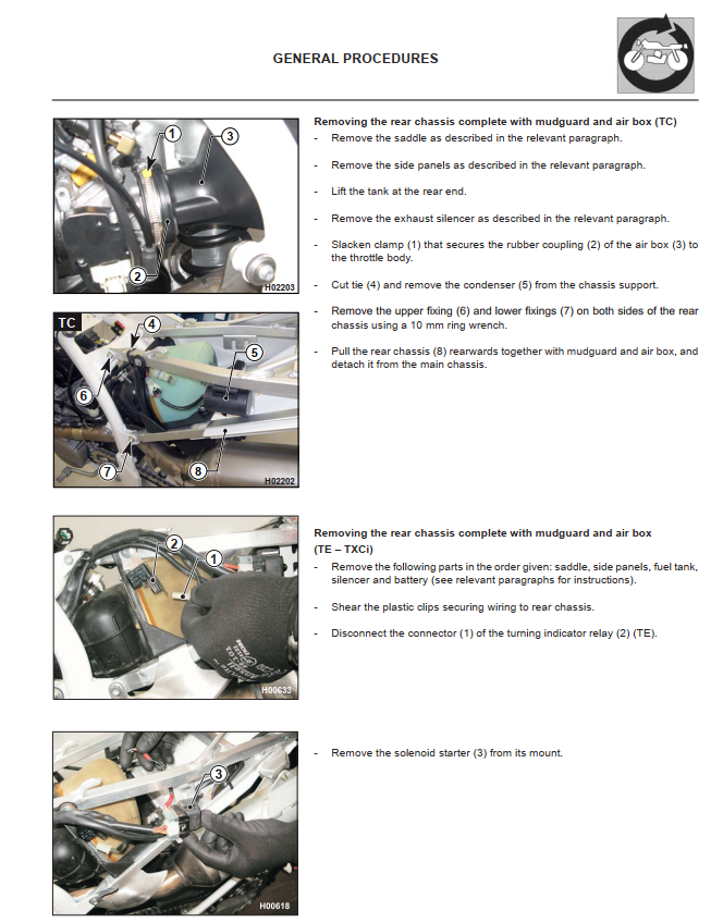 HUSQVARNA TE TC TEi TXCi 250 2010-2011 BIKE