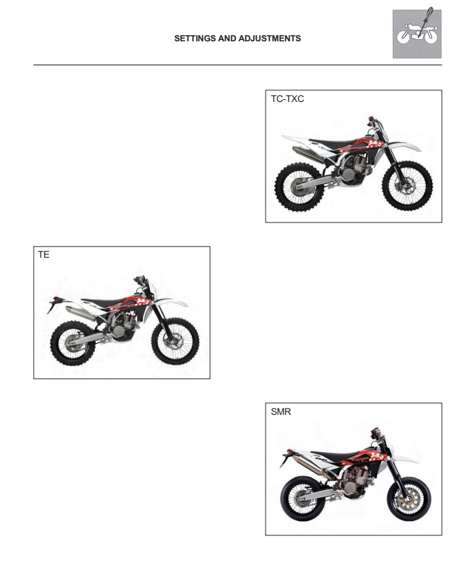 HUSQVARNA TE TC TXC SMR 2008-2009 BIKE