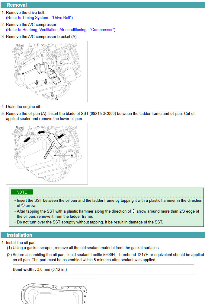HYUNDAI SANTA FE DM 2.0L 2.4L 3.3L 2013-2014
