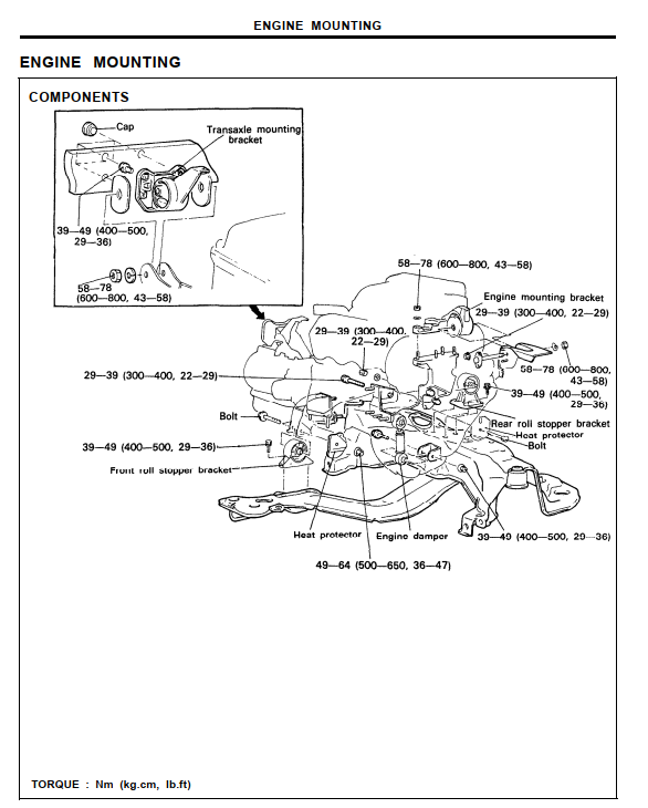 HYUNDAI SONATA Y2 2.4L 3.0L 1988-1994