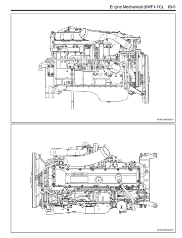 ISUZU 6WF1-TC COMMON RAIL ENGINE