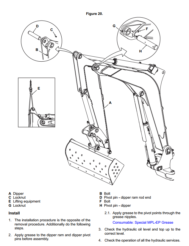 JCB 45Z-1, 48Z-1, 51R-1 MINI EXCAVATOR