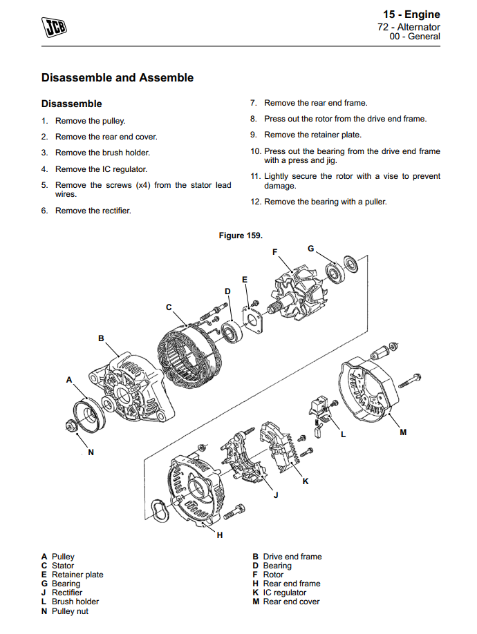 JCB CT160 CT260 TANDEM ROLLER