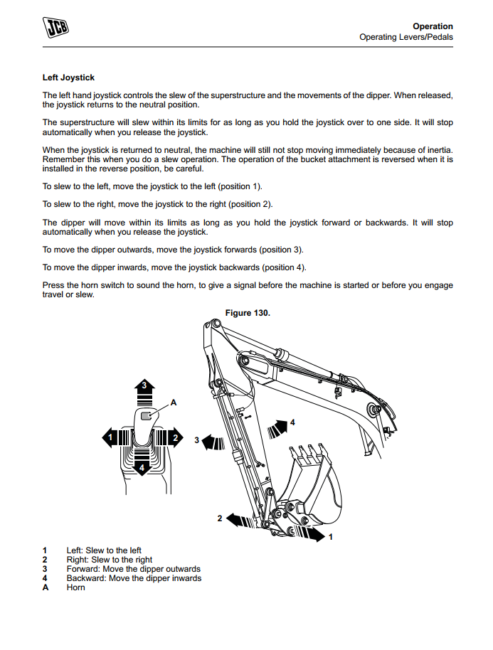JCB JS 200 SERIES TRACKED EXCAVATOR