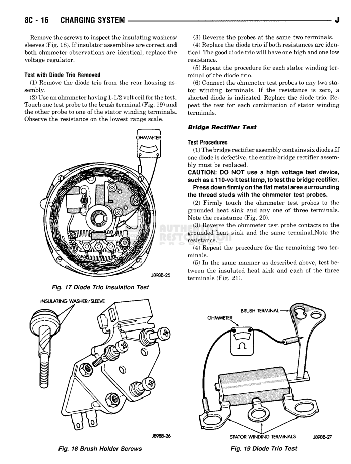 JEEP XJ MJ SJ YJ 2.5L 4.0L 4.2L 5.9L 1984-1992