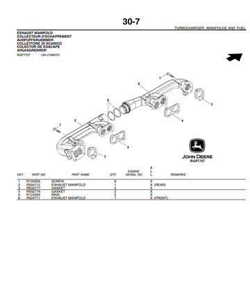 JOHN DEERE 8110 8120 8210 8220 8310 8320 8410 8420 8520 TRACTOR