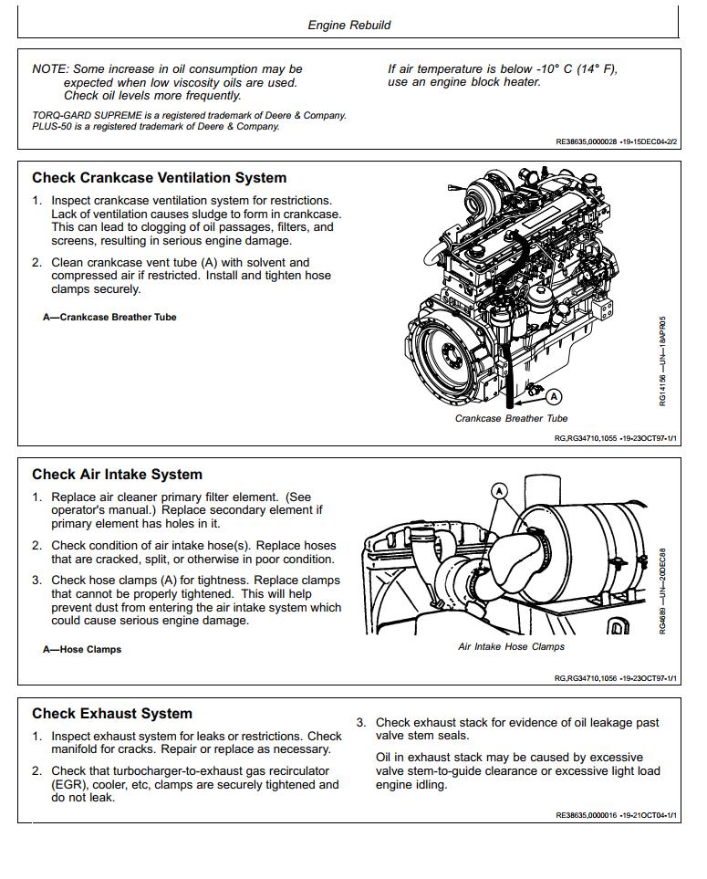 JOHN DEERE POWERTECH 8.1L AND 9.0L DIESEL ENGINE