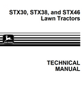JOHN DEERE STX30 STX38 STX46 LAWN TRACTOR MOWER