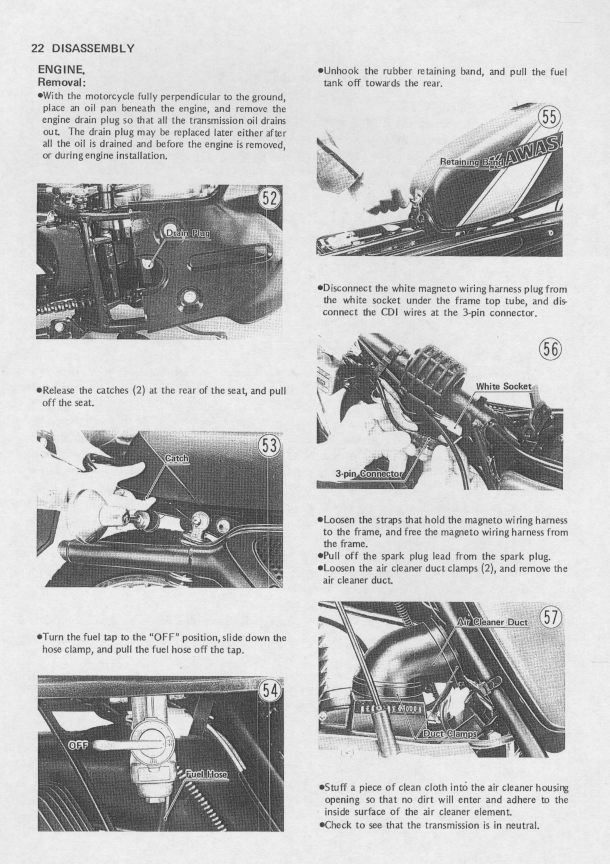 KAWASAKI KE100 KE125 KE175 BIKE