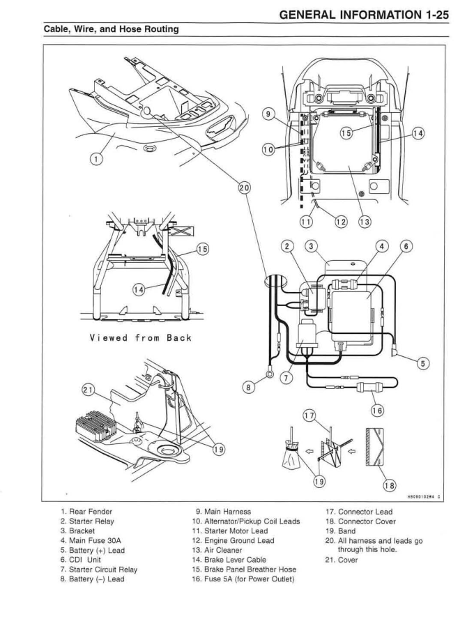 KAWASAKI KVF300 KVF 300 4X4 PRAIRIE 1999-2002 ATV