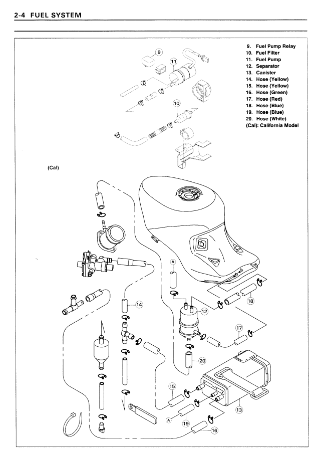KAWASAKI ZZR1200 ZZ-R1200 2002-2005