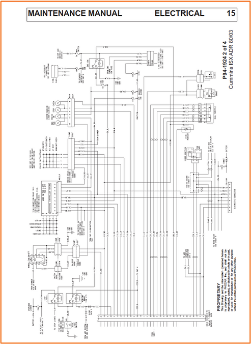 KENWORTH T4 T6 T9 CONVENTIONAL MODELS FACTORY ELECTRICAL WIRING DIAGRA