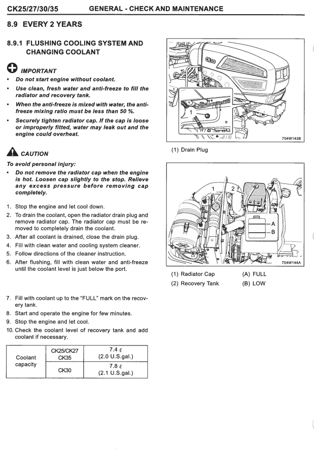 KIOTI DAEDONG CK25 CK27 CK30 CK35 TRACTOR