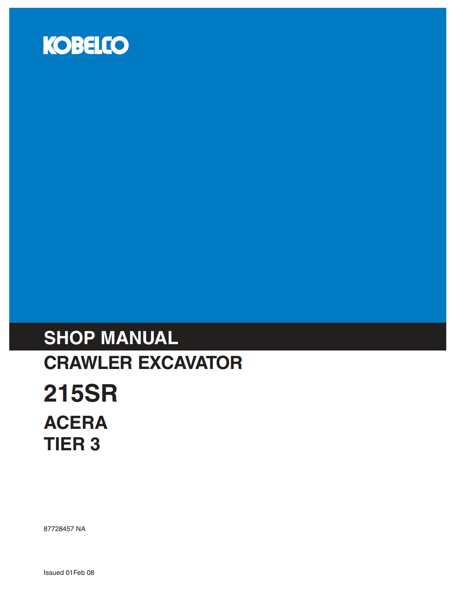KOBELCO 215SR ACERA TIER 3 HYDRAULIC EXCAVATOR