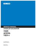 KOBELCO 70SR ACERA TIER 4 COMPACT CRAWLER EXCAVATOR
