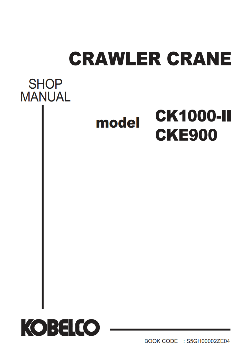 KOBELCO CK1000-II CKE900 ROUGH TERRAIN CRANE