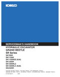 KOBELCO GRAND BEETLE SR SERIES SK70SR - SK235SR SERVICEMAN’S HANDBOOK