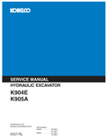 KOBELCO K904E K905A CRAWLER EXCAVATOR