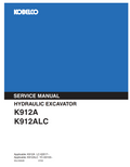 KOBELCO K912A K912ALC CRAWLER EXCAVATOR