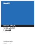 KOBELCO LK600A WHEEL LOADER DOZER