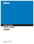 KOBELCO LK600 WHEEL LOADER DOZER EXCAVATOR