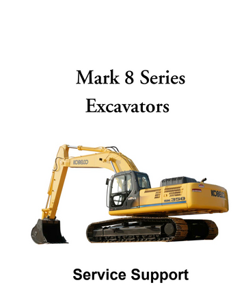 KOBELCO MARK 8 SERIES SERVICE SUPPORT MANUAL