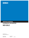 KOBELCO MD120LC CRAWLER  EXCAVATOR
