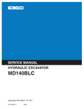 KOBELCO MD140BLC TRACKED EXCAVATOR