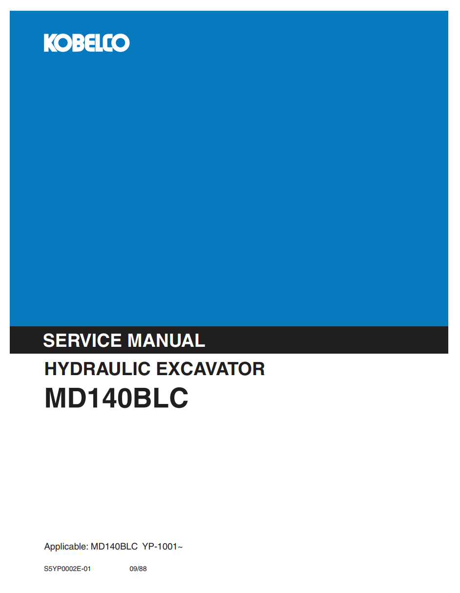 KOBELCO MD140BLC TRACKED EXCAVATOR