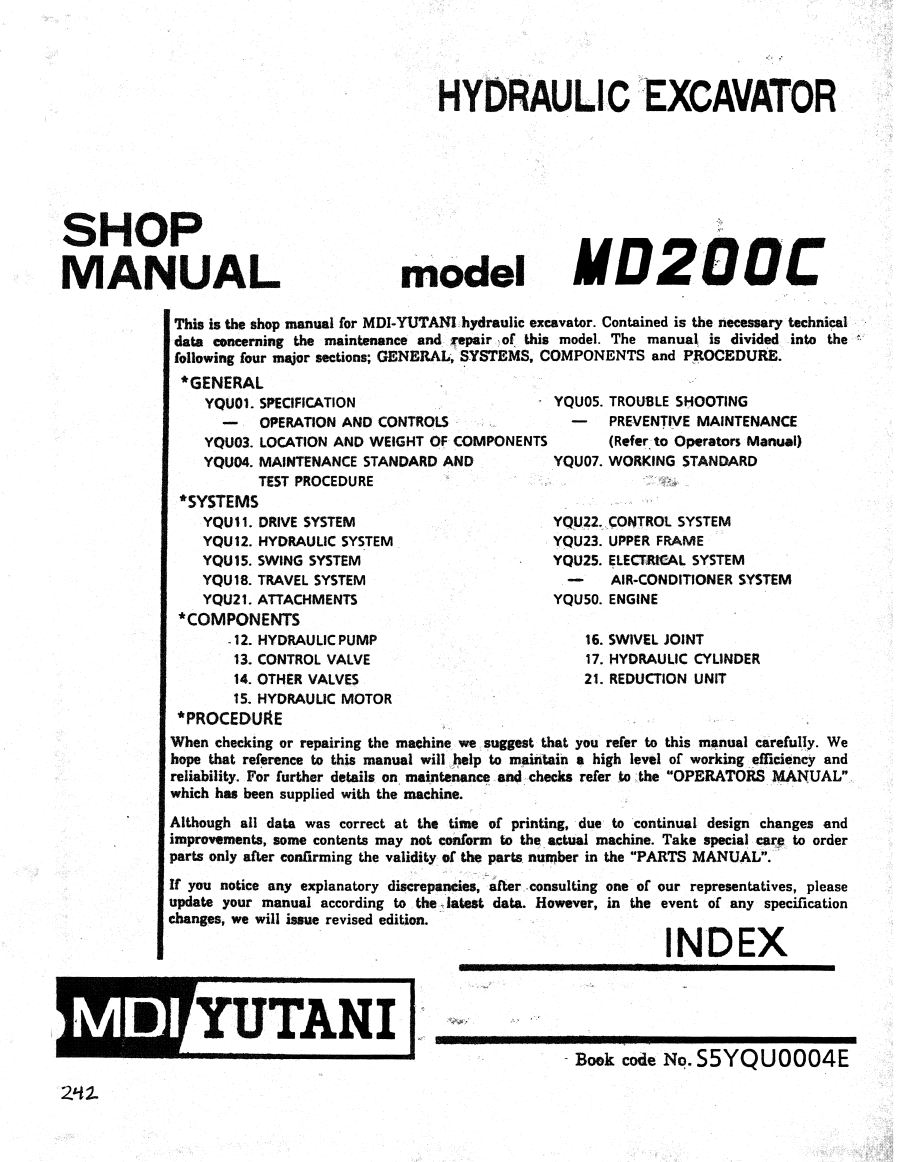 KOBELCO MD200C TRACKED EXCAVATOR