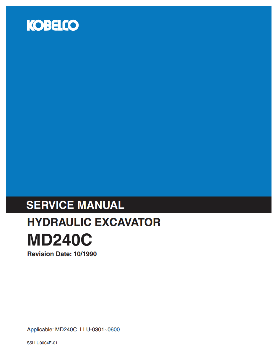 KOBELCO MD240C TRACKED EXCAVATOR