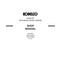 KOBELCO MITSUBISHI MODEL DC 8DC8 8DC9 DIESEL ENGINE