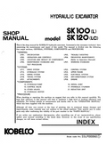 KOBELCO SK100(L), SK120(LC) CRAWLER EXCAVATOR