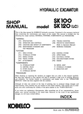 KOBELCO SK100, SK120(LC) CRAWLER  EXCAVATOR