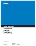 KOBELCO SK100 SK120 SK120LC TRACKED EXCAVATOR
