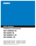 KOBELCO SK115SRDZ-1E, SK135SR-1E, SK135SRLC-1E, SK135SRL-1E EXCAVATOR LOADER