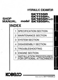 KOBELCO SK115SR, SK115SRL, SK135SR(LC), SK135SRL HYDRAULIC EXCAVATOR