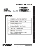 KOBELCO SK125SR, SK135SR-2, SK135SRLC-2 HYDRAULIC EXCAVATOR
