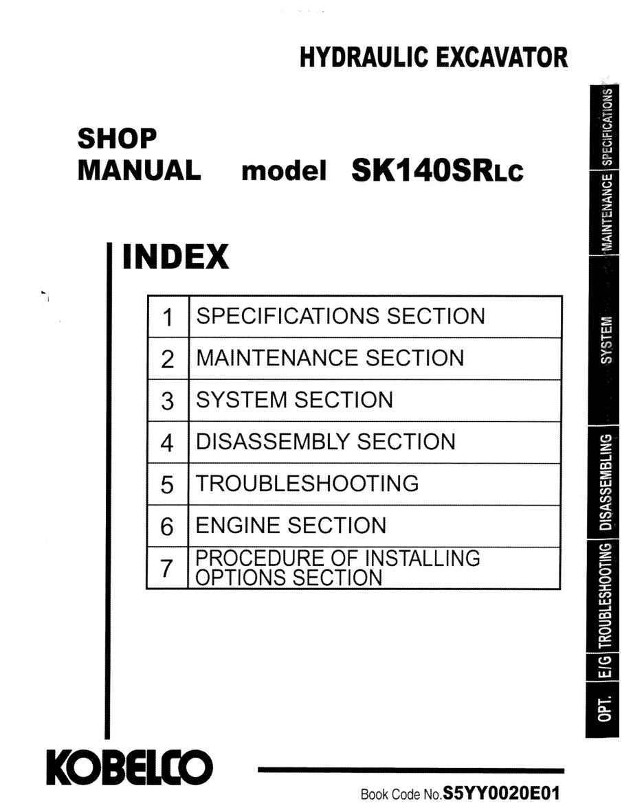 KOBELCO SK140SRlc CRAWLER EXCAVATOR