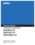 KOBELCO SK200LC VI, SK210LC VI, SK210NLC VI CRAWLER EXCAVATOR