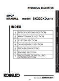 KOBELCO SK220XDLC-10 HYDRAULIC TRACKED EXCAVATOR