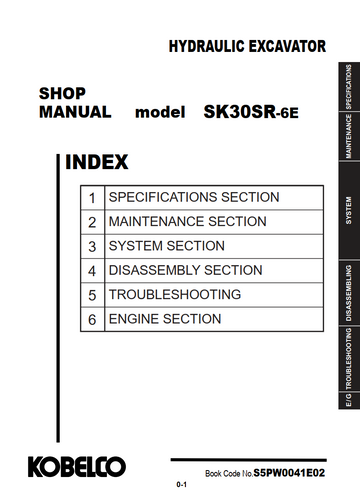 KOBELCO SK30SR-6E TRACKED EXCAVATOR