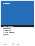 KOBELCO SK350-8 ACERA MARK 8 TIER III TRACKED EXCAVATOR