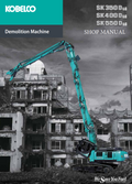 KOBELCO SK350DLC, SK400DLC, SK550DLC DEMOLITION EXCAVATOR