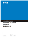 KOBELCO SK400 III, SK400LC III CRAWLER EXCAVATOR