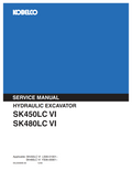 KOBELCO SK450LC VI, SK480LC VI CRAWLER EXCAVATOR
