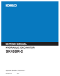 KOBELCO SK45SR-2 CRAWLER EXCAVATOR