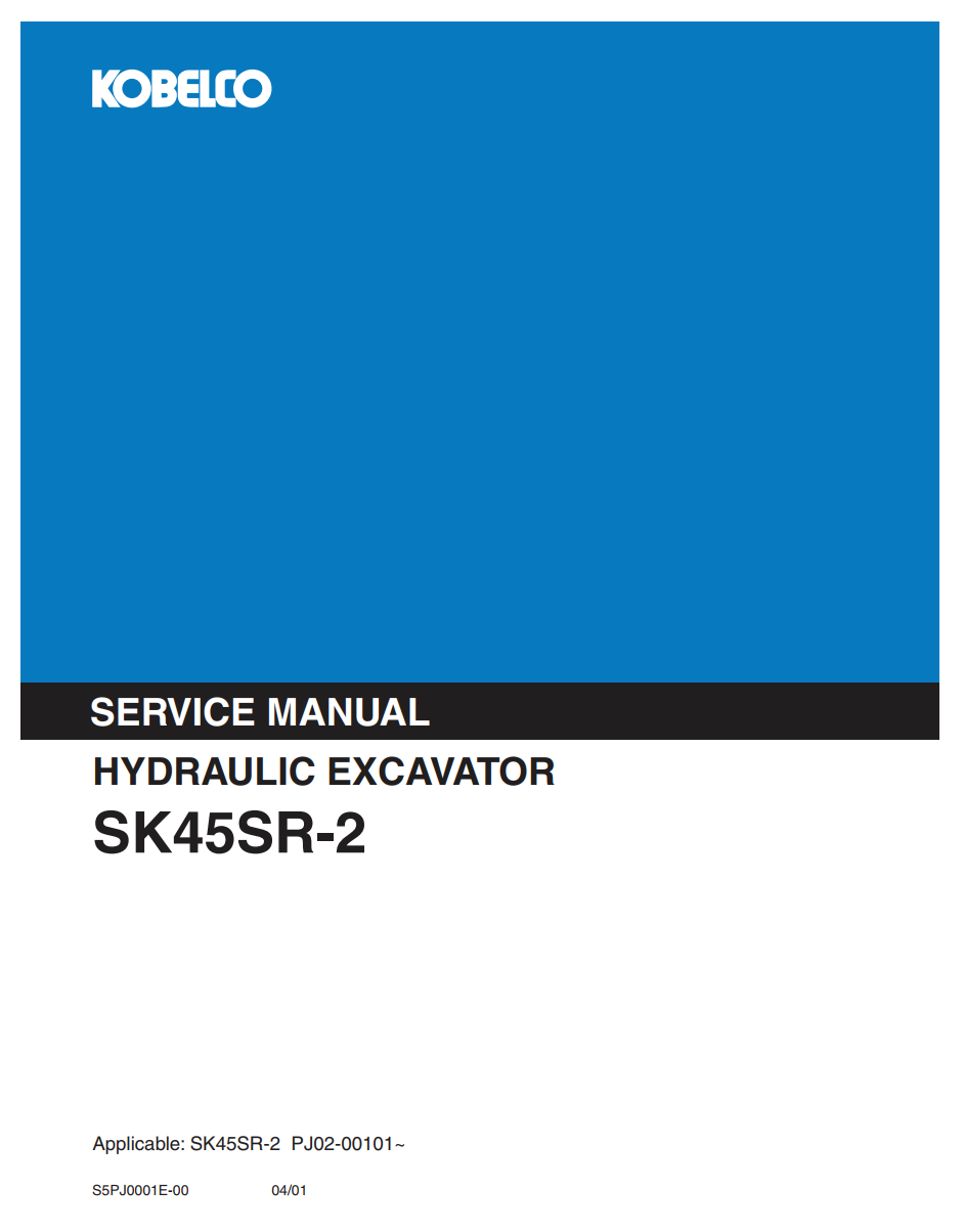 KOBELCO SK45SR-2 CRAWLER EXCAVATOR